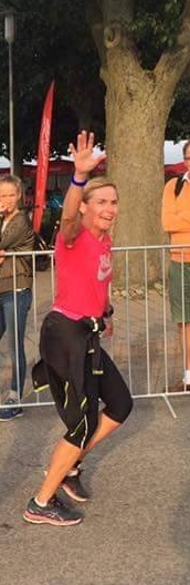 Elisabeth tävlar i triathlon Iron Man